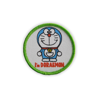 Borduurwerkijzer op 3D Embleem van Doraemon Pokemon Anime van Rookwolkflarden
