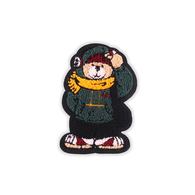 Het het Flardborduurwerk van sweaterchenille, het Strijken naait op Flarden voor Kleren