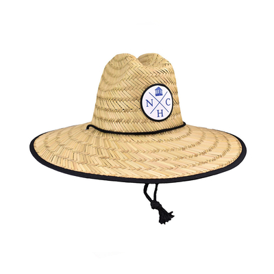 11.5cm Breed Randflard Straw Hoed Woven Raffia Grass voor het Surfen