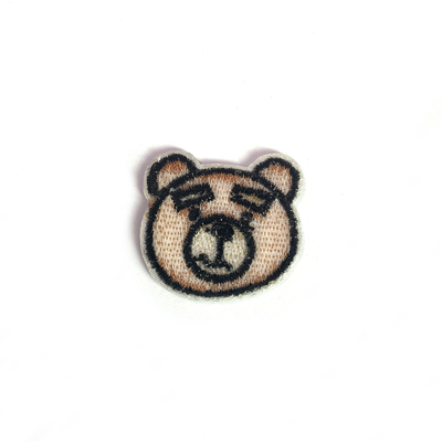 OEM Geborduurd ODM past Ijzer op Flardmerk Logo Badges aan